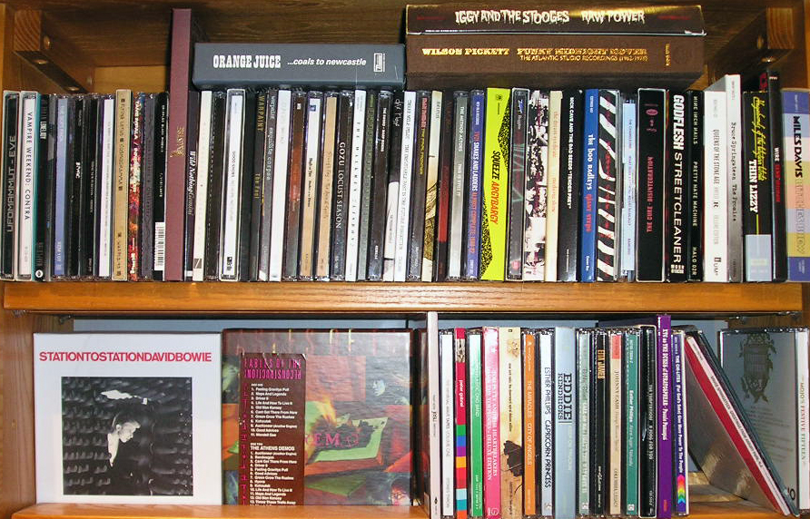 Some of the CDs I bought this year.
